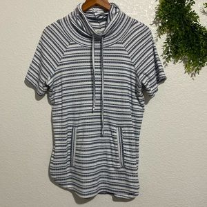 Two by Vince Camuto Striped Hooded Top